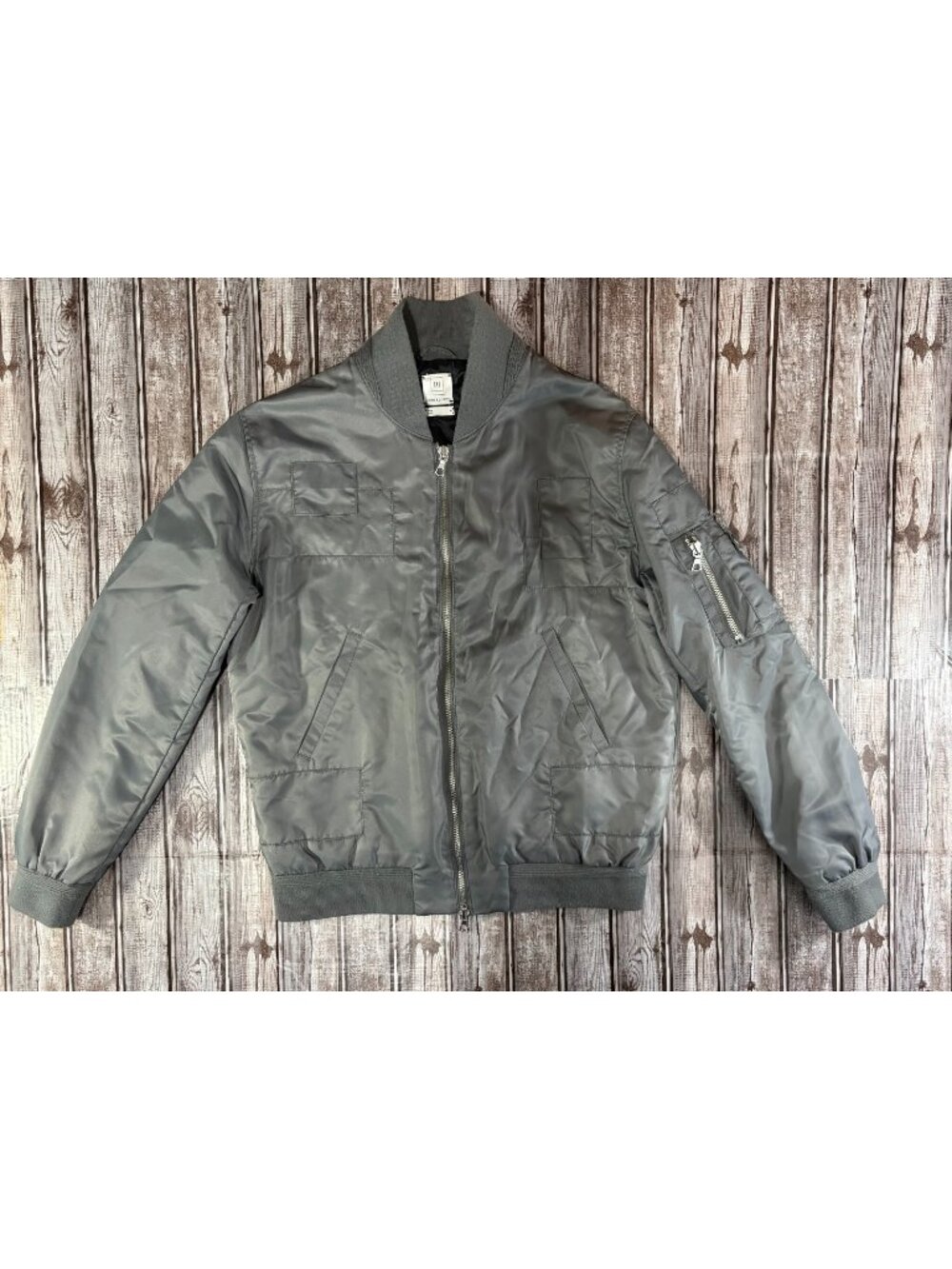 John Elliott x Gap Bomber Flight Jacket Size M color Grey